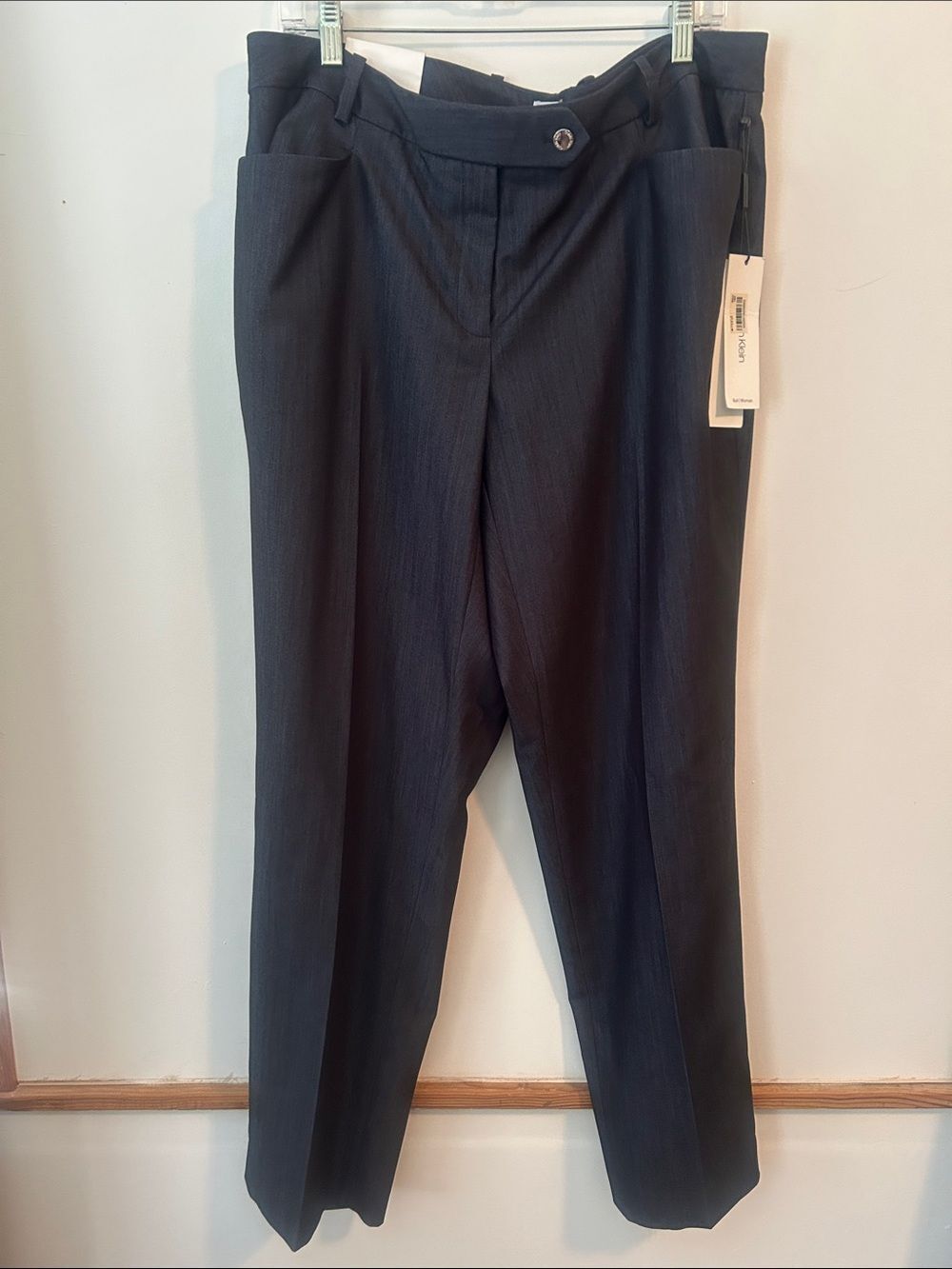 Calvin Klein Modern Fit Gray Tapered Leg Pants